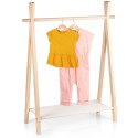 Wieszak Stojący na Ubrania Dziecięce KIDS COLLECTION Drewniany Tipi