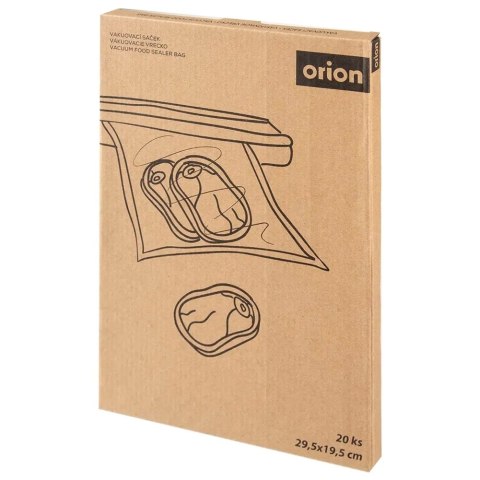 Worki do Zgrzewarki Próżniowej 20 szt. ORION Sous-Vide 29,5 x 19,5 cm