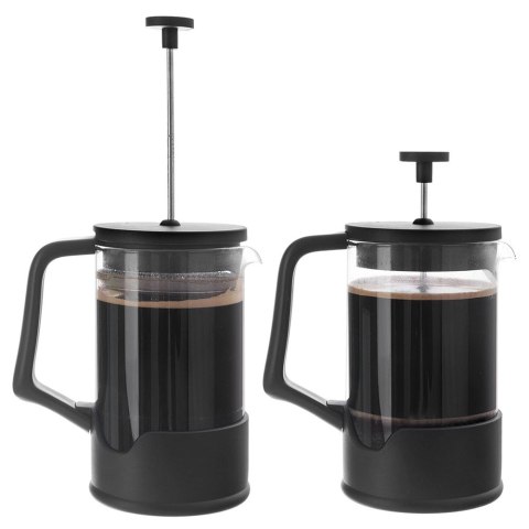 Zaparzacz Tłokowy 400 ml ORION BLACK French Press Szkło i Stal