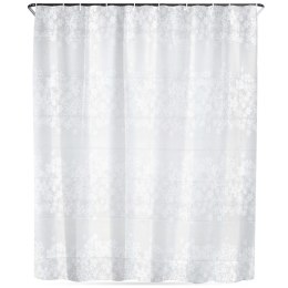 Zasłona Prysznicowa 180 x 180 cm VILDE Wodoodporna PEVA Wzór Kwiatowy