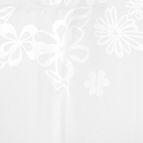 Zasłona Prysznicowa 180 x 180 cm VILDE Wodoodporna PEVA Wzór Kwiatowy