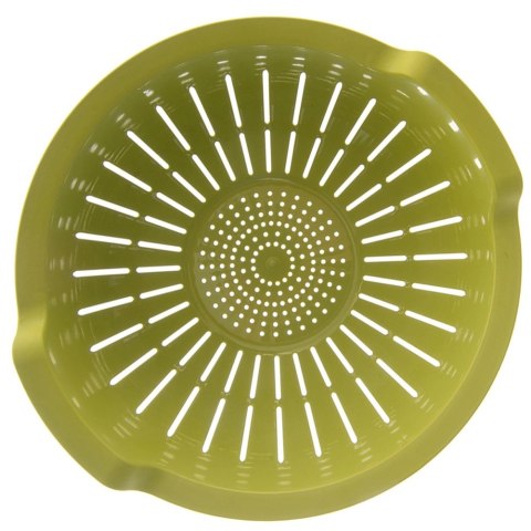 Zestaw Cedzak z Miską ORION ELA 3 L Zielono-Biały 2w1 do Odcedzania