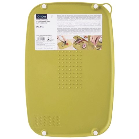 Deska do Krojenia Dwustronna ORION ELA 37,5x25 cm Zielona z Kolcami Mięsa