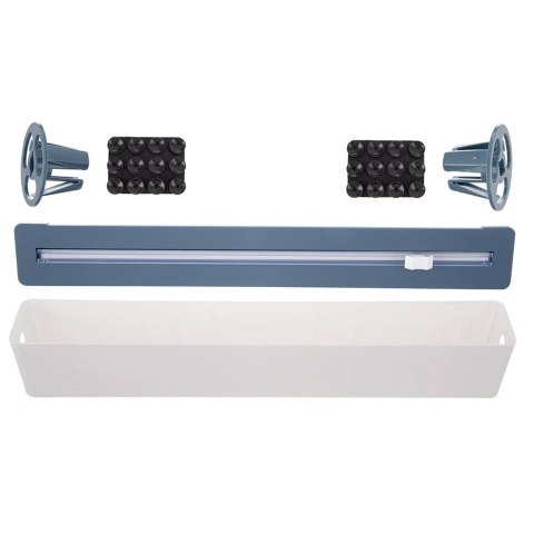 Dyspenser do Folii ORION 36 cm Szary z Ostrzem, Przyssawki i Zatyczki