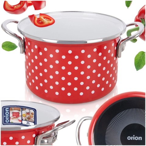 Garnek emaliowany TECKA 18 cm, 2 l