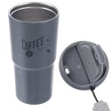 Kubek Termiczny 590 ml ORION TERMO Szary Coffee Time z Uchem Szczelny