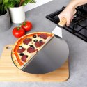 Łopata do Pizzy Stal Nierdzewna Okrągła 48,5 x 30,5 cm do Pieczenia VILDE