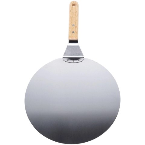 Łopata do Pizzy Stal Nierdzewna Okrągła 48,5 x 30,5 cm do Pieczenia VILDE