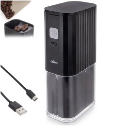 Młynek do Kawy Elektryczny 16 cm USB C Regulacja Ceramiczny ORION