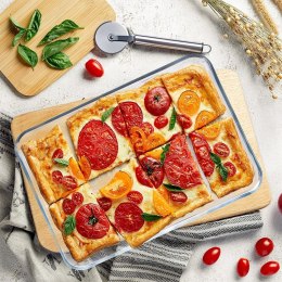 Taca Żaroodporna Szklana 33,5 x 24,5 cm Borokrzemowe do Zmywarki ORION