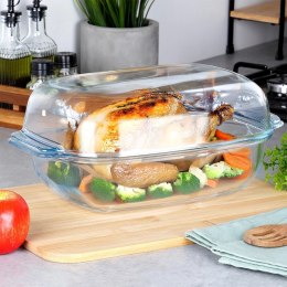 Naczynie Żaroodporne Prostokątne z Pokrywką 3,1 L Borokrzemowe VILDE