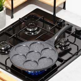 Patelnia do Jajek Granitowa 7 Otworów 26 cm VILDE Basic Line