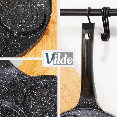 Patelnia do Jajek Granitowa 7 Otworów 26 cm VILDE Basic Line