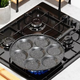 Patelnia do Jajek Granitowa 7 Otworów 30 cm VILDE Basic Line