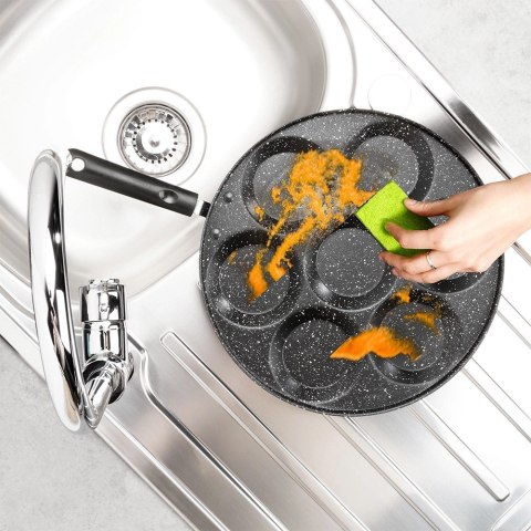 Patelnia do Jajek Granitowa 7 Otworów 30 cm VILDE Basic Line