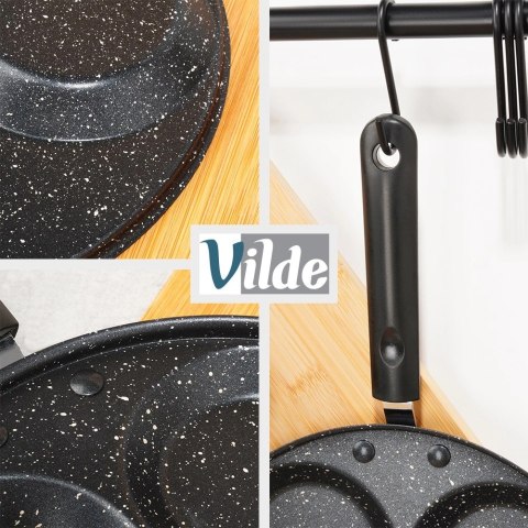 Patelnia do Jajek Granitowa 7 Otworów 30 cm VILDE Basic Line