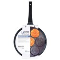 Patelnia do Jajek Granitowa 7 Otworów 26 cm VILDE Black Line Zwierzątka