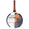 Patelnia do Jajek Granitowa 7 Otworów 26 cm VILDE Black&Wood Indukcja