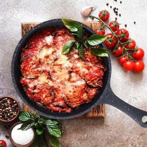 Patelnia Granitowa 16 cm ORION Grande do Indukcji Piekarnika