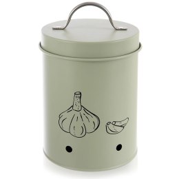 Pojemnik Metalowy na Czosnek 1,4 L ORION z Wentylacją 18,5 x 11,5 cm