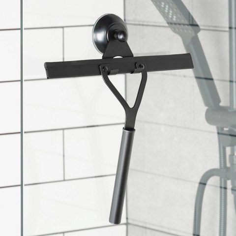 Ściągaczka do Szyb Czarna VILDE Metalowa Uchwyt na Przyssawkę