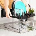Suszarka na Naczynia Ociekacz Czarny na Sztućce do Blatu 41 cm VILDE