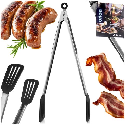 Szczypce Grillowe Długie Stal i Tworzywo z Blokadą 44 cm ORION