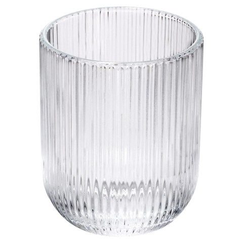 Szklanki Zestaw 6 szt. 250 ml VILDE Ryflowane Szkło do Zmywarki 7,5 x 7,5cm