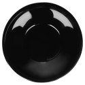 Talerze Obiadowe Głębokie Szkło Czarne 400 ml 6 szt. VILDE 21,5 cm