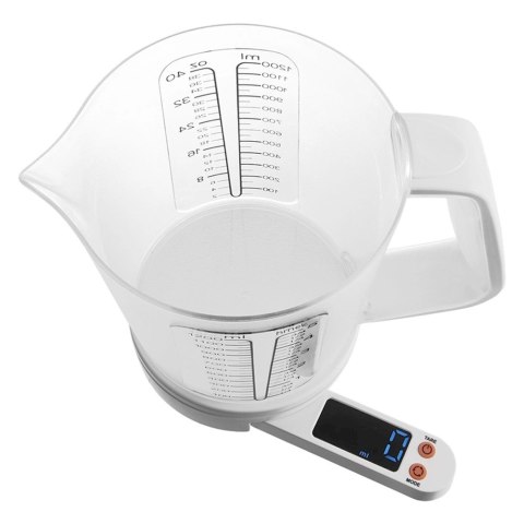 Waga Kuchenna z Miarką Cyfrowa 5 kg ORION Tary 1,2 L Tworzywo