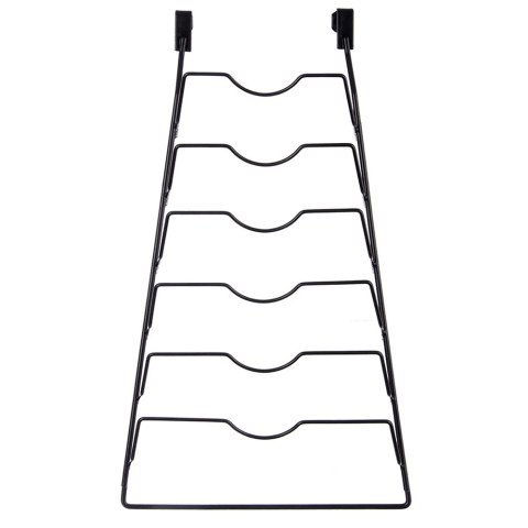 Wieszak na Pokrywki Metalowy Czarny ORION na 6 Pokrywek RADKA