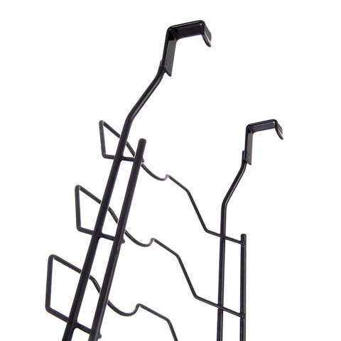 Wieszak na Pokrywki Metalowy Czarny ORION na 6 Pokrywek RADKA