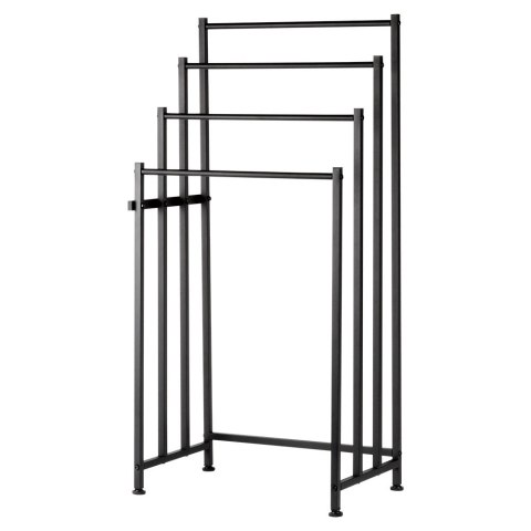 Wieszak na Ręczniki Stojący VILDE Metalowy LOFT 4 Poprzeczki 94,5 cm