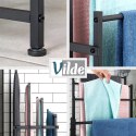 Wieszak na Ręczniki Stojący VILDE Metalowy LOFT 4 Poprzeczki 94,5 cm