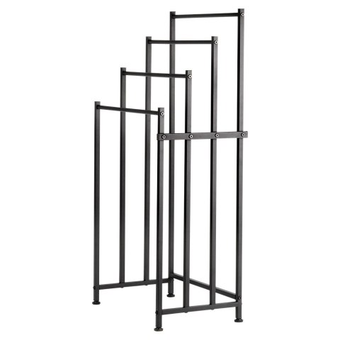 Wieszak na Ręczniki Stojący VILDE Metalowy LOFT 4 Poprzeczki 94,5 cm
