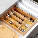 Wkład na Sztućce do Szuflady VILDE Bambusowy 5 Przegródek 25 x 35 cm