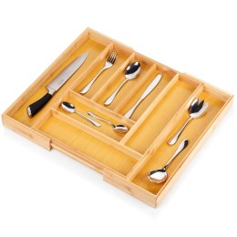 Wkład na Sztućce do Szuflady VILDE Bambus Rozsuwany 35,5-54,5 cm