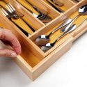 Wkład na Sztućce do Szuflady VILDE Bambus Rozsuwany 35,5-54,5 cm
