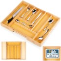 Wkład na Sztućce do Szuflady VILDE Bambus Rozsuwany 35,5-54,5 cm