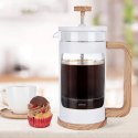 Zaparzacz Tłokowy 1 L ORION WHITELINE French Press Szkło Borokrzemowe