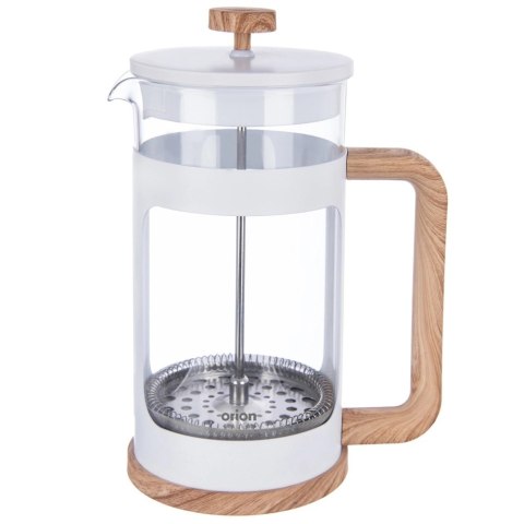 Zaparzacz Tłokowy 1 L ORION WHITELINE French Press Szkło Borokrzemowe