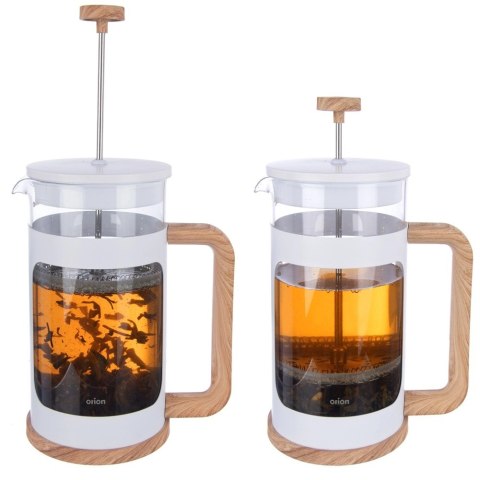 Zaparzacz Tłokowy 1 L ORION WHITELINE French Press Szkło Borokrzemowe