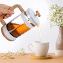Zaparzacz Tłokowy 1 L ORION WHITELINE French Press Szkło Borokrzemowe