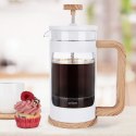 Zaparzacz Tłokowy 650 ml ORION WHITELINE French Press Szkło Tłok