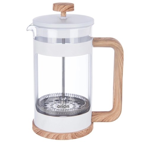 Zaparzacz Tłokowy 650 ml ORION WHITELINE French Press Szkło Tłok