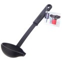 Chochla Kuchenna ORION BLACKLINE 60 ml 29 cm Czarna z Wylewką do Zupy