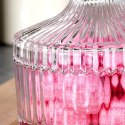 Cukierniczka Szklana ALPINA 250 ml Kryształowe Zdobienia z Pokrywką