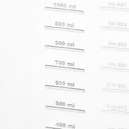 Dzbanek Plastikowy z Miarką ORION 1 L Przezroczysty z Uchem i Dzióbkiem