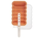 Forma do Lodów ORION z Pokrywką Pomarańczowa Patyczek do Zmywarki