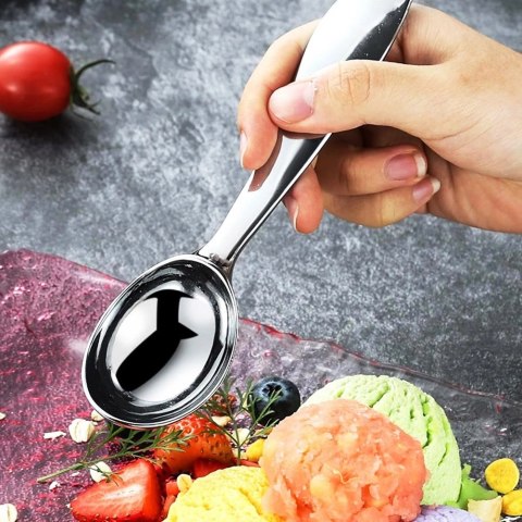 Gałkownica do Lodów ORION LUXY Metalowa 17 cm do Porcjowania do Zmywarki